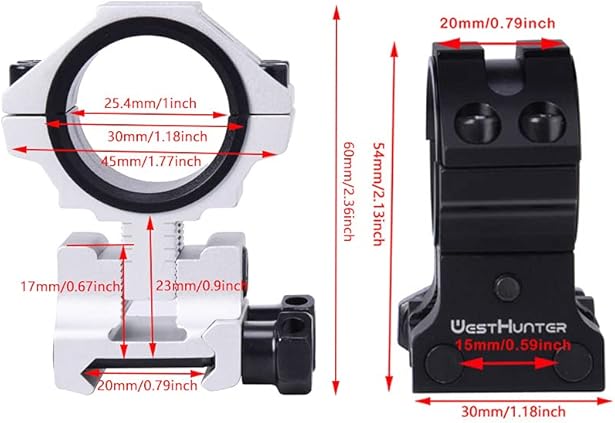 West Hunter Adjustable Scope Mounts