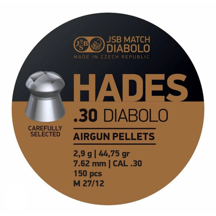 JSB Hades Pellet .30 Caliber - 150 count