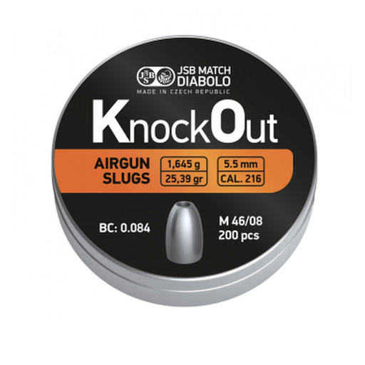 JSB Knock Out Slug .22 Caliber - 25.39gr - 200 count