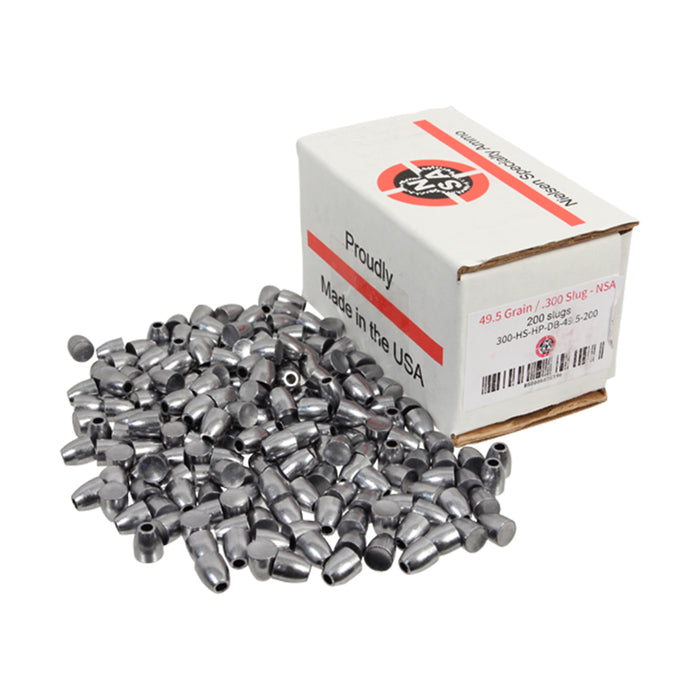 Nielsen Specialty Ammo .30 Caliber Slug .300 - 49.5 Grain - 200 Count