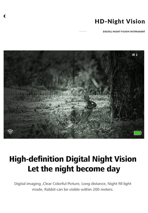 PARD NV007V Scope Clip-On Night Vision Image