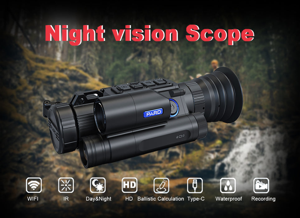 Pard NV008 IR Night Vision Scope w/LRF