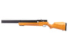 air venturi aigun pcp regulated air rifle wood stock left profile