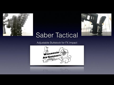 Saber Tactical Adjustable butt stock install video